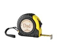 Tape Measure Fathers Day Birthday Dad Engraved Tape Measure Woodworker Carpenter Measurement Tool Retractable Fathers Day Gift