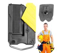 Tape Measure Holder - Case for Quick Access Measuring Tool, Holster Organizer with Hook Lock for Carpentry Work, Outdoor, Construction Site, , Hobbies