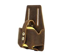Tape Measure Holder, Leather Tape Holster, Tape Measure Holder Tool, Tapes Holster Pouch, Attach to Belt, Carpenters Tape Holder, Electricians Tape Holster, Leather Tape Measure Holder