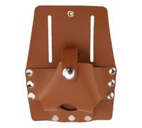Tape Measure Holder PU Leather Multifunctional Tool Bag Measuring Tape Holster Pouch for Carpenters Construction Workers Lightweight Durable 7.5 x 9.2 x 13.1cm
