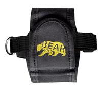 Tape Measure Holder with Belt Clip - Secure Tool Tethering for 5m-8m Tapes, D-Ring for Tool Lanyards, Hook & Loop Straps - Ideal for Construction, Scaffolding & Work at Height Safety