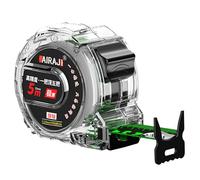 Tape Measure - Luminous Easy Read | Transparent ABS Shell Durable Anti-Drop | Accurate Measurement Tool, 5m 7.5m 10m Options for Home or Professional Use