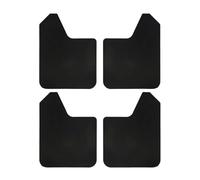 Tape Mudflaps All Weather For Pickup SUV Car Truck 4x Mudflaps Flaps Exterior Parts Black Universal