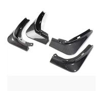 Tape Mudflaps All Weather For Tesla For Model For 3 Splash Guards Fender Carbon Fiber Matte Black ABS Mudguards(Carbon pattern)