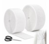 Tape, Self-Adhesive, Extra Strong, Reusable Set, Versatile Tape for Fly Screen and Household (White)