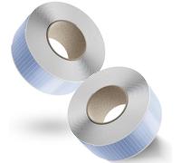 Tape, Self-Adhesive, Extra Strong, Waterproof, Outdoor Capable of -40°C to 100°C, Gluing Instead of Drilling, Cut Dots, Double-Sided Tape Replacement - Tough Tape Strap (White, 5 m - 50 mm)