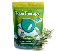 Tape Therapy Sleep Tape - Mouth Tape for Sleeping, Snoring Aid, Improved Nasal Breathing, Hypoallergenic Snoring Aid for Men and Women, Reduces Snoring (Eucalyptus)