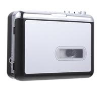 Tape to Mp3 Converter Portable Cassette Player with Stereo Reverse | USB Direct Recording, Plastic Build, Silver Finish, Uses 2 Aa Batteries, Convenient and Fast Operation