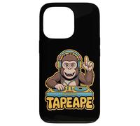 Tapeape Dj Monkey Turntable Tape Ape Headphones Case for iPhone 13 Pro