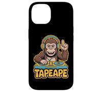 Tapeape Dj Monkey Turntable Tape Ape Headphones Case for iPhone 14