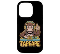 Tapeape Dj Monkey Turntable Tape Ape Headphones Case for iPhone 14 Pro