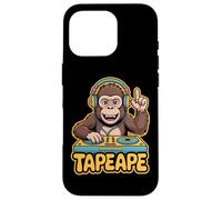Tapeape Dj Monkey Turntable Tape Ape Headphones Case for iPhone 16 Pro