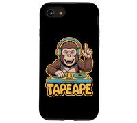 Tapeape Dj Monkey Turntable Tape Ape Headphones Case for iPhone SE (2020) / 7/8