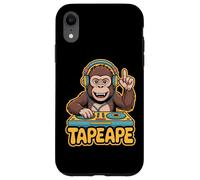 Tapeape Dj Monkey Turntable Tape Ape Headphones Case for iPhone XR