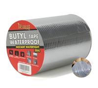TAPEBEAR Butyl Tape Waterproof Sealing Tape 150mm x 5m, Upgraded Aluminum Foil Tape Heavy Duty for RV Repair, Awning, Window, Glass & EDPM Roof Leak Patching, Boat and Pipe Sealing, Silver