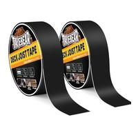 TAPEBEAR Deck Joist Tape 50mm, 15m Flashing Tape Joint Tape for Decking, Waterproof Butyl Sealant Black Butyl Tape Anti-Corrosion Weather Resistant for Wood, Roof, Beam, Rim,2Rolls