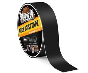 TAPEBEAR Deck Joist Tape 50mm, 15m Flashing Tape Joint Tape for Decking | Waterproof Butyl Sealant Black Butyl Tape Anti-Corrosion Weather Resistant for Wood, Roof, Beam, Rim