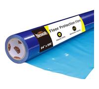 TAPEBEAR Floor Protection Film 60cm*60m, Self Adhesive Plastic Floor Protector, Clean Removal Floor Cover 37㎡, Surface Protective Film for Painting, Moving, Construction, Renovation