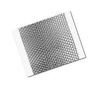 TapeCase 1345 4" x 4"-25 Silver Embossed Tin-Plated Copper Foil Tape-Converted from 3M, 0.083" Thick, 6" Length, 4" Width (Pack of 25)