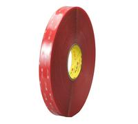 TapeCase 3M 4905 3.25" x 36yd Clear Double Sided General Purpose Acrylic Tape, 20 mil (0.51mm) Thick, 3.25 in x 36 yd. Roll
