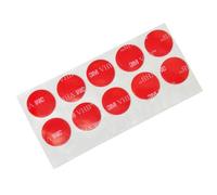 TapeCase 3M 4905 CIRCLE-0.813"-1000 Clear Double Sided General Purpose Acrylic Tape, 20 mil (0.51mm) Thick, 0.813 in Circle (Pack of 1000)