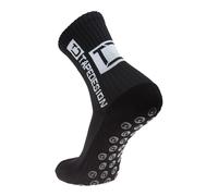 Tapedesign - "Classic 1 Pair Non-Slip Football Grip Socks Black (Size 5-14) for Men, Women & Kids - Soccer Socks for Adults & Youth (Unisex) - Anti-Slip Sport Socks for Basketball, Tennis & Running