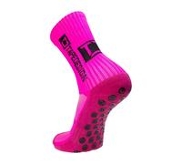 Tapedesign - "Classic 1 Pair Non-Slip Football Grip Socks Neon-Pink (Size 5-14) Men, Women & Kids - Soccer Socks for Adults & Youth (Unisex) - Anti-Slip Sport Socks for Basketball, Tennis & Running