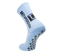 Tapedesign - "Classic 1 Pair Non-Slip Football Grip Socks Light-Blue (Size 5-14) Men, Women & Kids - Soccer Socks for Adults & Youth (Unisex) - Anti-Slip Sport Socks for Basketball, Tennis & Running
