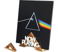 Tapeera Tabletop Now Playing Vinyl Record Stand - Wooden Vinyl Record Holder - LP Shelf - No-Tool Assembly