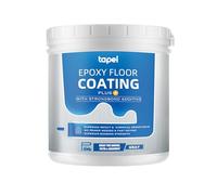 Tapel Epoxy Floor Coating with StrongBond Additive - Slate Grey, 1L - Satin, Slip-Resistant Garage Floor Paint - No Primer Required for Strong Concrete - Industrial & Driveway Coating