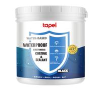 tapel Liquid Rubber Waterproof Sealant (Black, 1L)
