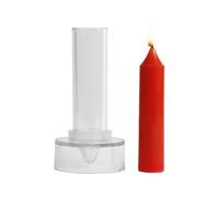 Taper Candle Mold - Reusable Christmas Pillar Candle Molds - Easy Release Craft Material, Indoor Home Decor