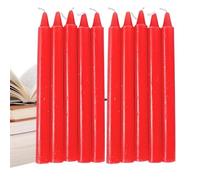 Taper Candles Set - Paraffin Wax Slim Design Clean Burning | Emergency Wax Candles with Long Burning Time, Use as Wedding Blessing, Survival Light | Long Burning Household Candle, Heimri