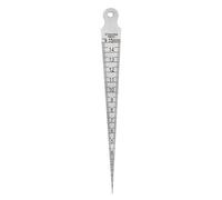 Taper Gage, 1-15mm Stainless Steel Taper Welding Gauge Inch & Metric Feeler Gap Hole Measuring Tool for Tapering Measurement