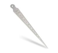 Taper Gage, 1-15mm Stainless Steel Taper Welding Gauge Inch & Metric Feeler Gap Hole Measuring Tool for Tapering Measurement