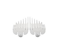 Taper King Clipper Guide Combs - Fool Proof Tapers & Fades at Home! Pearl (#0 to #2) - Compatible with Wahl/Conair Clippers!