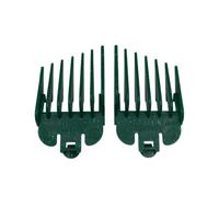 Taper King Hair Clipper Guide Comb Guard Set - Fool Proof Tapers & Fades at Home! Emerald (#3 to #8) - Compatible with Wahl/Conair Clippers!