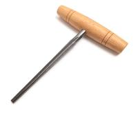 Tapered Bridge Pin Hole Reamer for Acoustic Guitar, 3°/5° Luthier Tool Compatible with Martin Gibson, High Speed Steel Semi-Fluted with T-Handle, Guitar String Cone Chamfer Tool