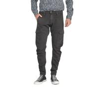 Tapered cargo pants Le Temps des cerises Koge Army Noir 28