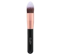 Tapered Kabuki Makeup Brush Conceale Brush for Liquid Foundation Powder Cream Contour Buffing Stippling Blending, Soft Synthetic Bristles Face Eye Shadows Black Brush, Large Mineral Powder Brush