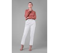 Tapered Leg Trouser Enorsia White 16