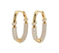 Tapered Linear Turquoise Huggie Hoop Earrings for Women | 14K Gold Plated Inner Diameter 9.8mm Stackable Ear Jewellery All Occasion Luxury Gift for Her