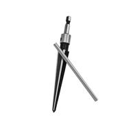 Tapered Reamer 5-16mm Hand Held Tapered Reamer Steel T-Handle Bridge Pin Hole 6 Fluted Reaming Cutting Tool