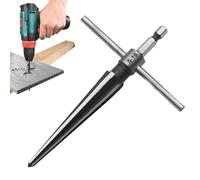 Tapered Reamer,Reamer Tool - T Handle Electric Drill Breakage Hole Opener | Tapered Chamfer, Professional Handheld Reamer Tool for Repairer Maintenance