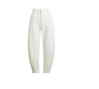 Tapered Trousers - female - Polo Ralph Lauren - Tapered Trousers - White - M - Trousers M