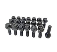 Tapered Wheel Lug Bolts For 1 2 3 4 5 6 7 8 X1 X2 X3 X4 | 5PCS 20PCS Wheel Lug For Bolt Nuts 17mm Hex Head 60 Degree Tapered M12X1.5 M14X1.5 M14X1.25(20PCS,M14X1.25)