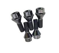 Tapered Wheel Lug Bolts For 1 2 3 4 5 6 7 8 X1 X2 X3 X4 | 5PCS 20PCS Wheel Lug For Bolt Nuts 17mm Hex Head 60 Degree Tapered M12X1.5 M14X1.5 M14X1.25(5PCS,M12X1.5)