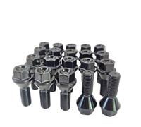 Tapered Wheel Lug Bolts For 1 2 3 4 5 6 7 8 X1 X2 X3 X4 | 5PCS 20PCS Wheel Lug For Bolt Nuts 17mm Hex Head 60 Degree Tapered M12X1.5 M14X1.5 M14X1.25(20PCS,M14X1.5)