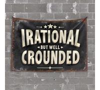 Tapestries Irrational But Well Rounded. Tapestry Hanging Wall Decor Backyard Bar Decor(75X100CM)