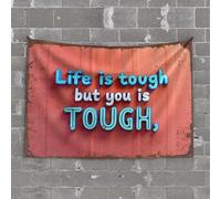 Tapestries Room Decor Life's Challenges Vs. Your Resilience: A Motivational Reminder Tapestry Outdoor Bar Decor Boys Bedroom Accessories(100X150CM)